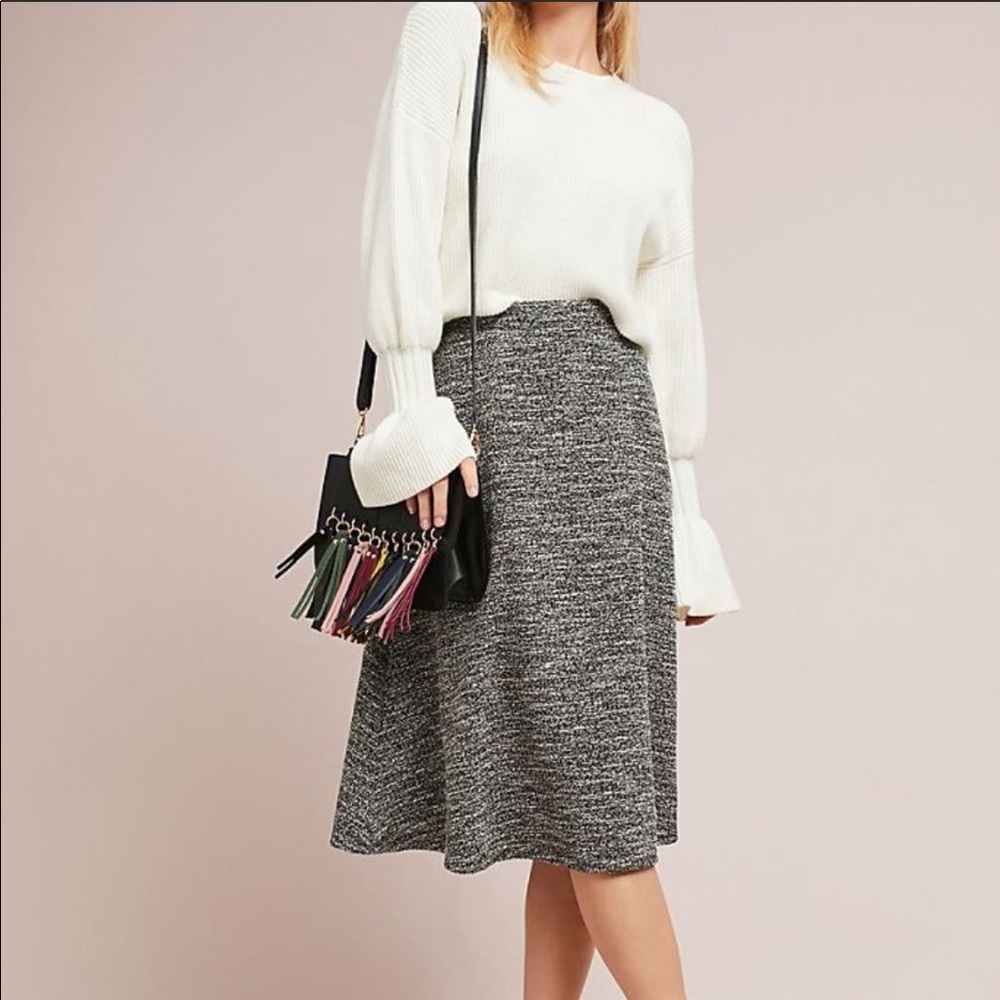 NWT Anthropologie Isla Maude Marce Textured Skirt